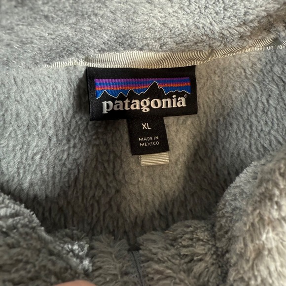 Patagonia Re-Tool Jacket Women's XL Gray Fleece Full Zip Polartec Outdoor - Picture 8 of 14